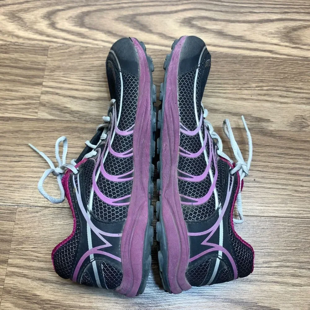 MERRELL MIX MASTER GLIDE TRAIL‎ RUNNING WOMEN Shoes Black Purple J56350 Size 6.5